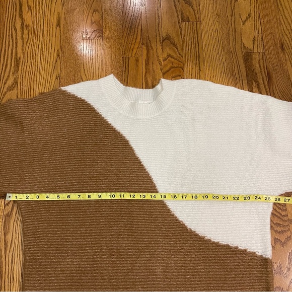 Anthro Blu Pepper Colorblock Sweater Dress - Picture 7 of 11